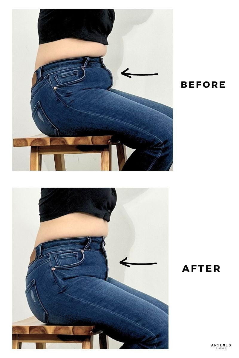 Isabella Corset Ultra High Rise Modern Wide Jeans