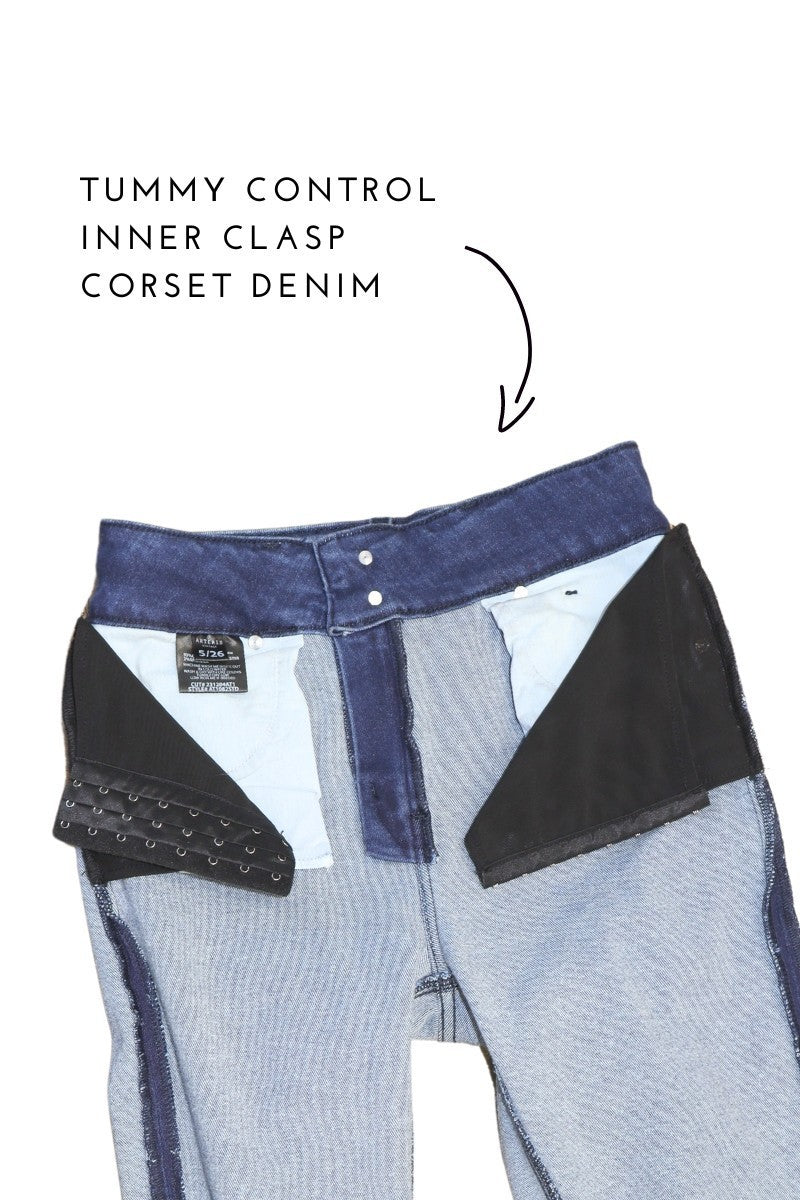 Isabella Corset Ultra High Rise Modern Wide Jeans