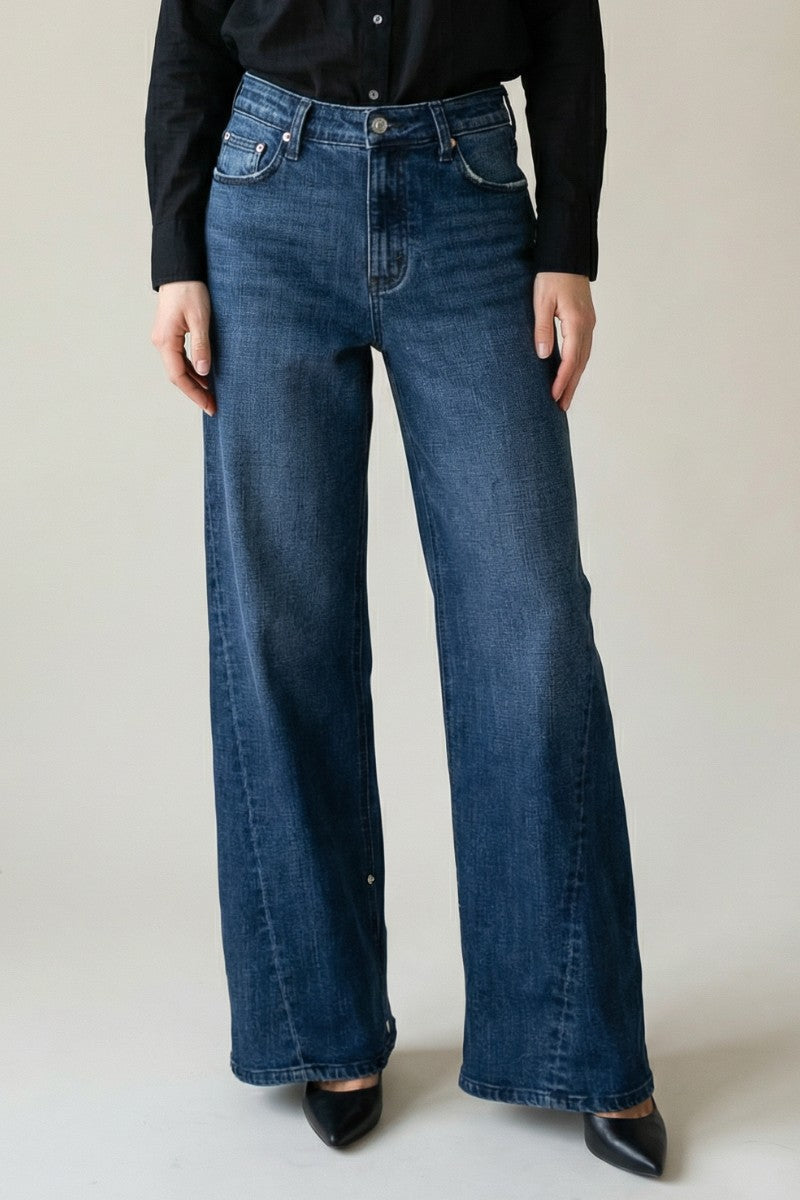 Athena Inseam Transform High Rise A-wide Jeans