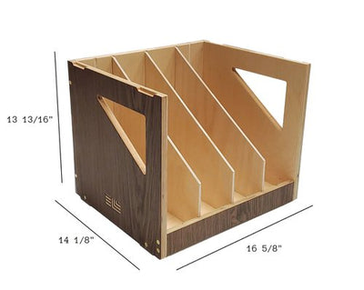 Caja de Almacenamiento de Discos de Vinilo