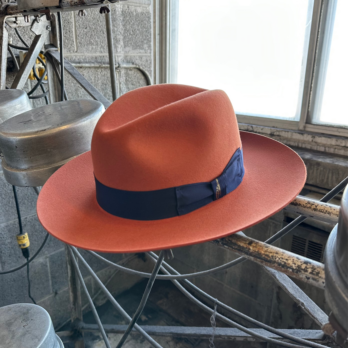 Bellissimo El Capo Cinnamon Wide-Brim Fedora; product view 2.
