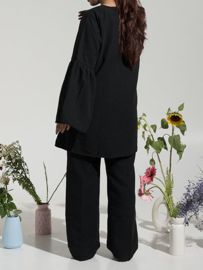 Ensemble nœud papillon Amaya - Noir