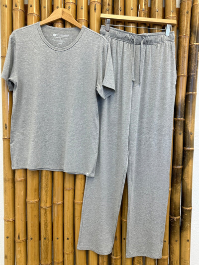 Men’s Bamboo Pajama Set – Soft, Breathable Short Sleeve & Pants