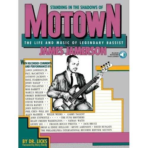 Cover of Standing in the Shadows of Motown: James Jamerson Bass Method by Allan Slutsky, Paperback edition