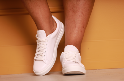 Zapatillas JORDIN Blancas con Plataforma