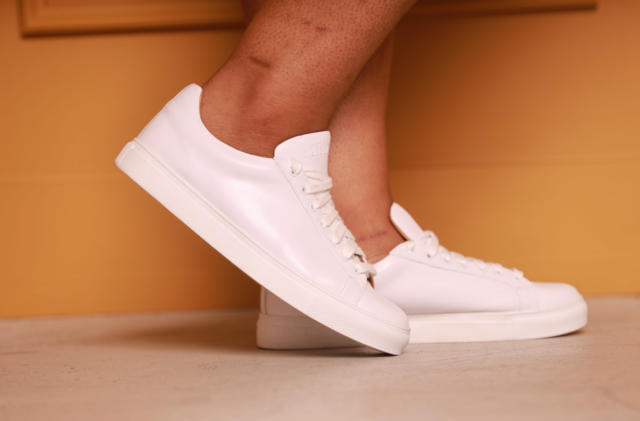 Zapatillas JORDIN Blancas con Plataforma
