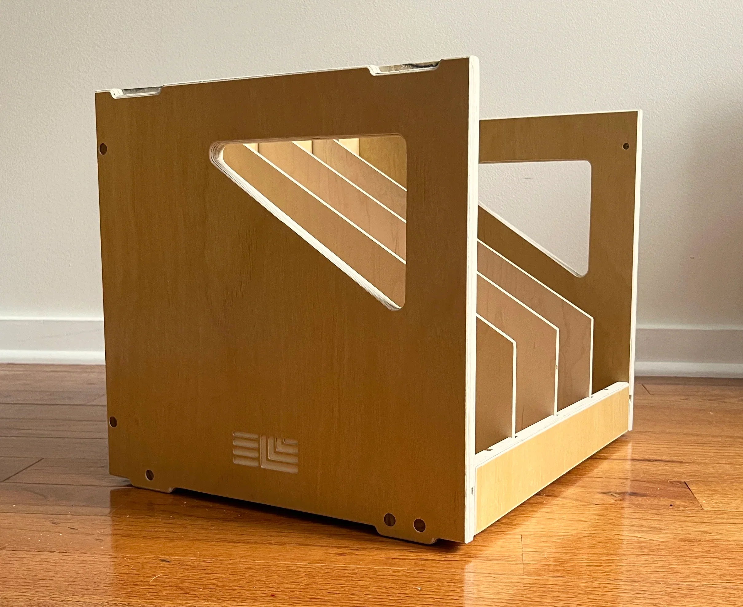 Caja de Almacenamiento de Discos de Vinilo