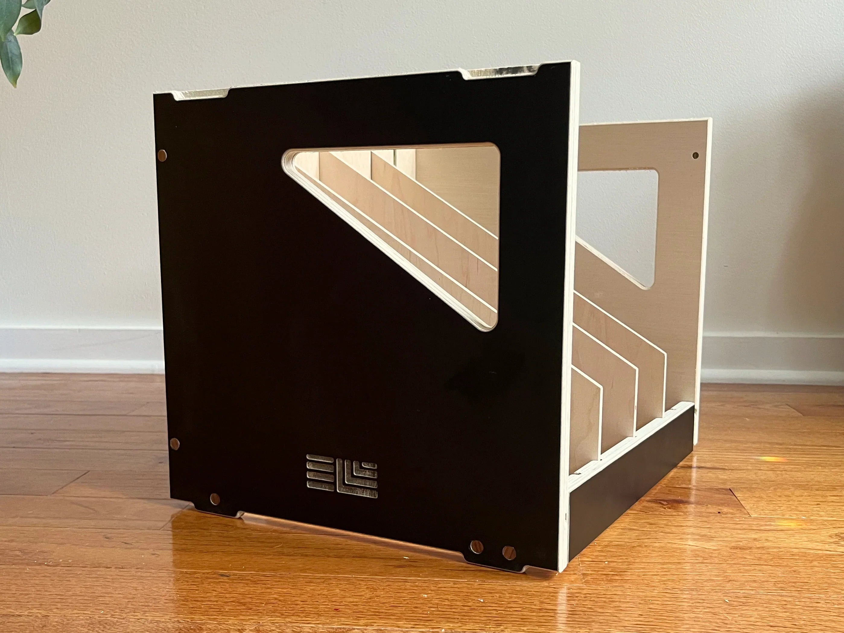 Caja de Almacenamiento de Discos de Vinilo