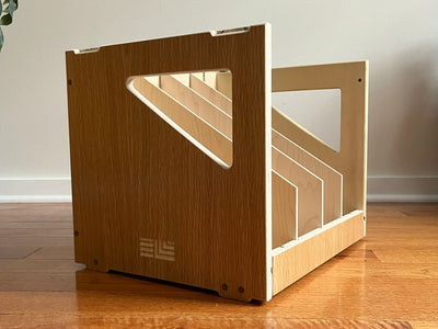 Caja de Almacenamiento de Discos de Vinilo