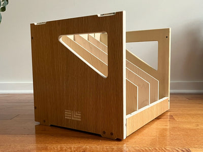 Caja de Almacenamiento de Discos de Vinilo