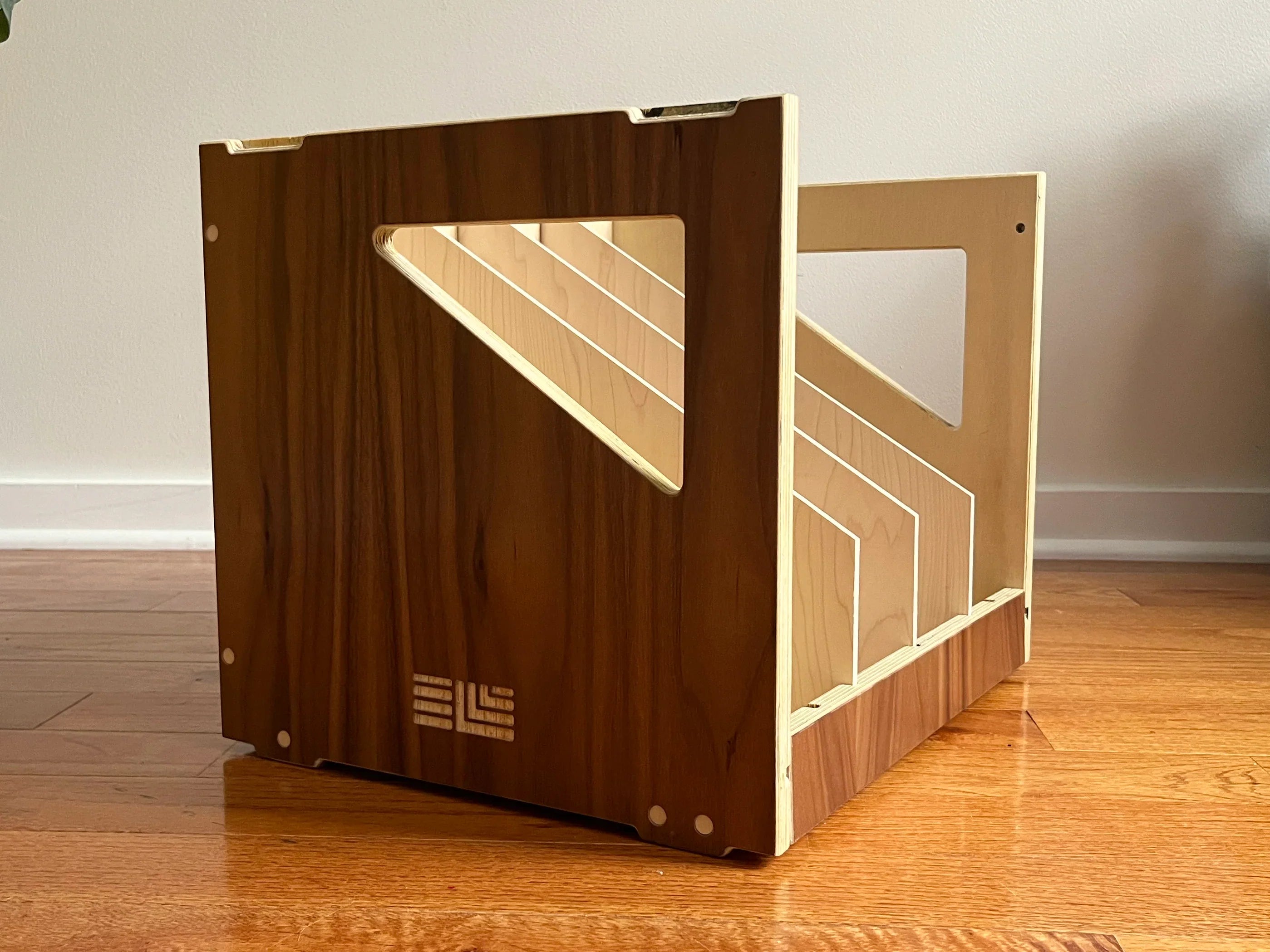 Caja de Almacenamiento de Discos de Vinilo