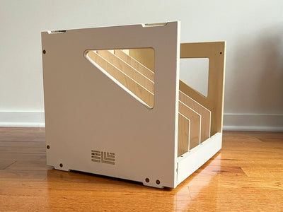 Caja de Almacenamiento de Discos de Vinilo