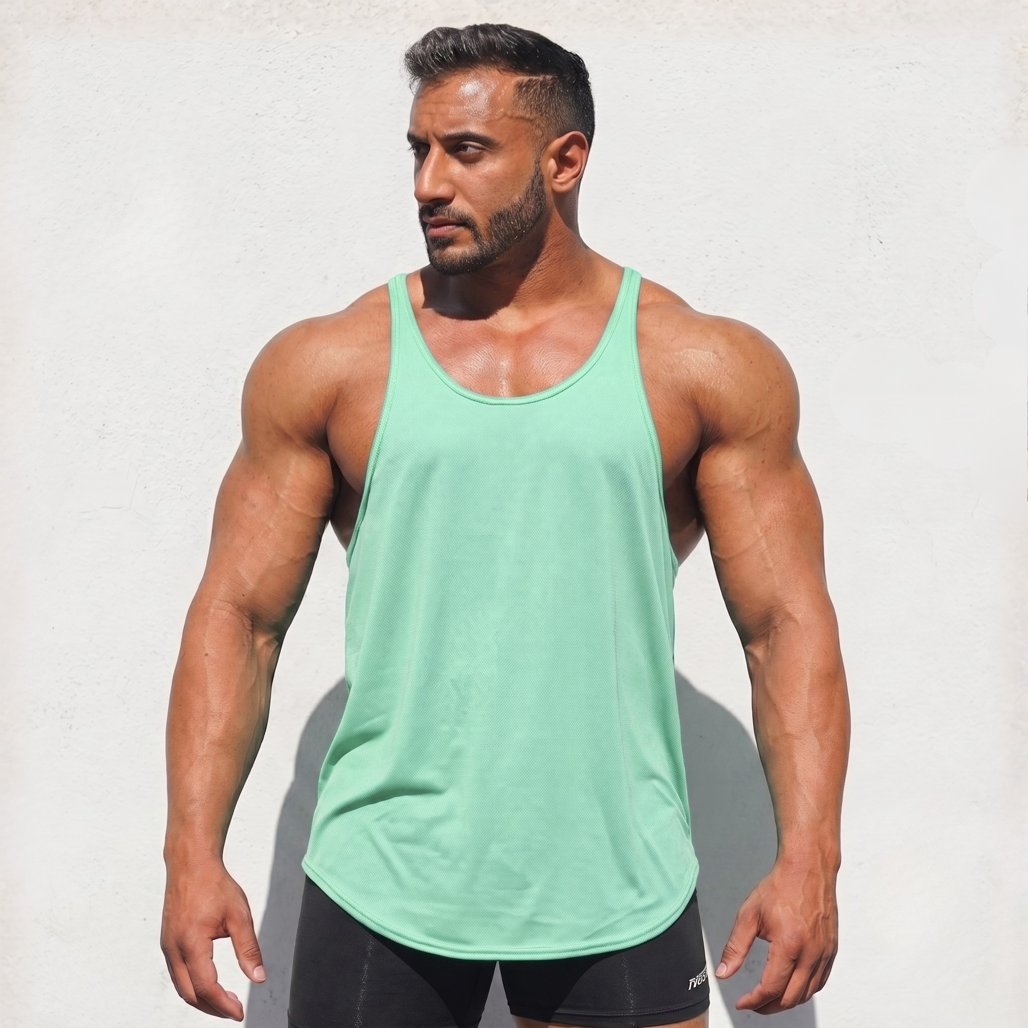 Camiseta sin mangas tipo Stringer