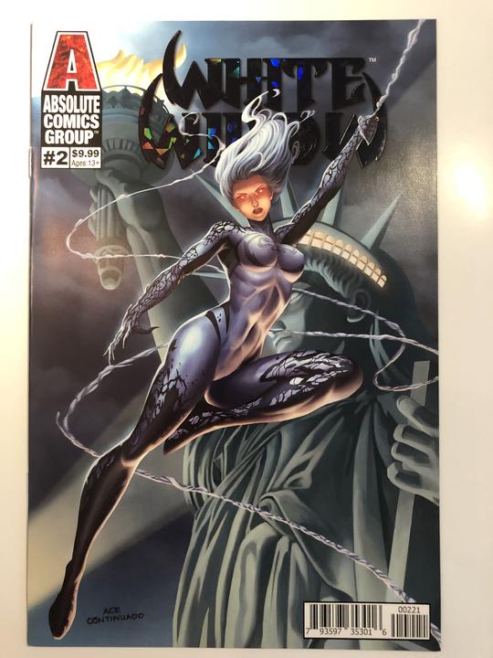 Jamie Tyndall Retailer Cover B artwork for White Widow #2.