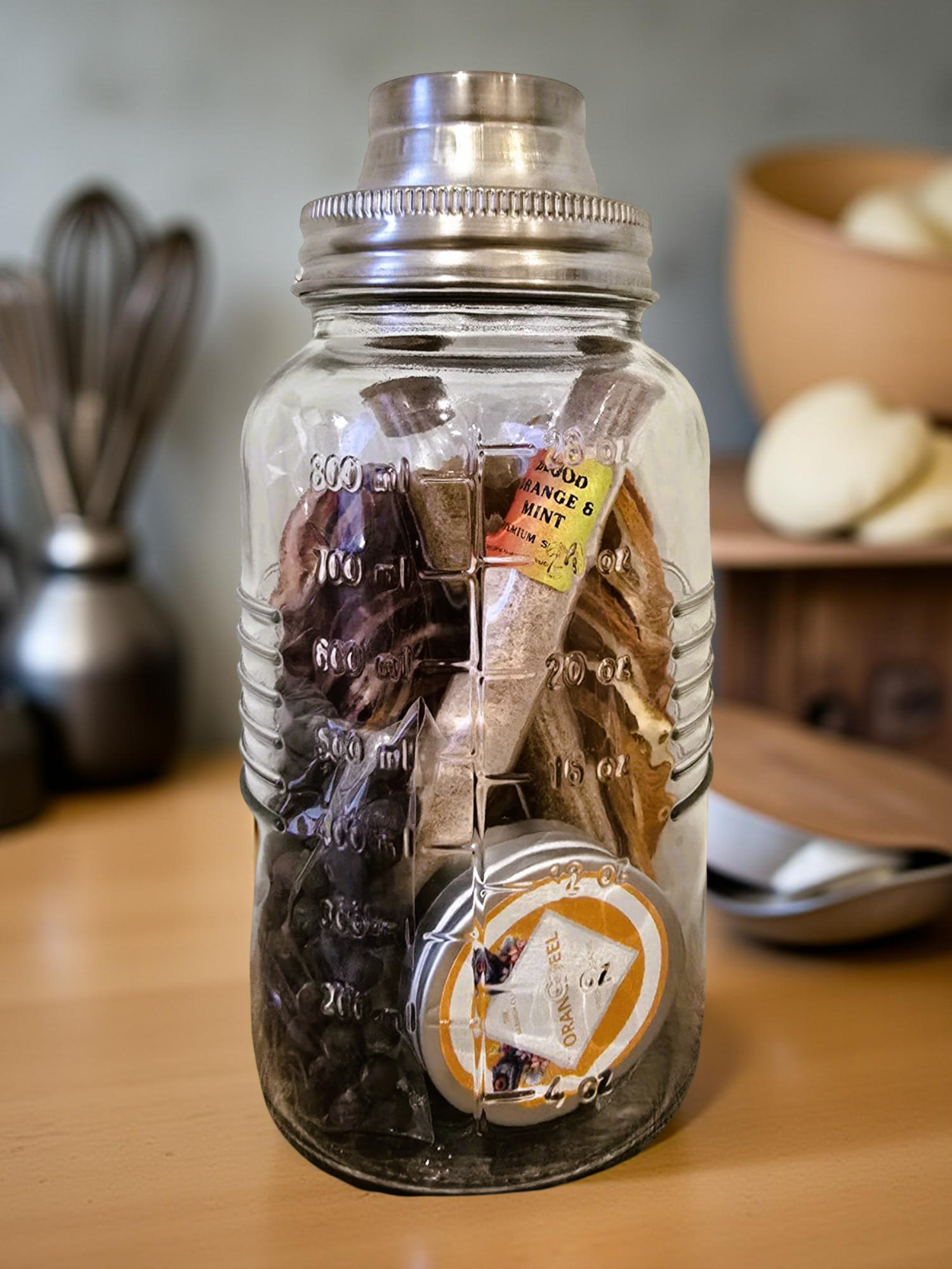 Kit de coctelera Negroni de naranja sanguina