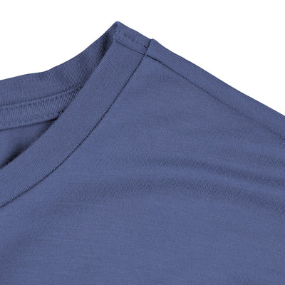 Camiseta de cuello redondo de bambú-rayón para hombre