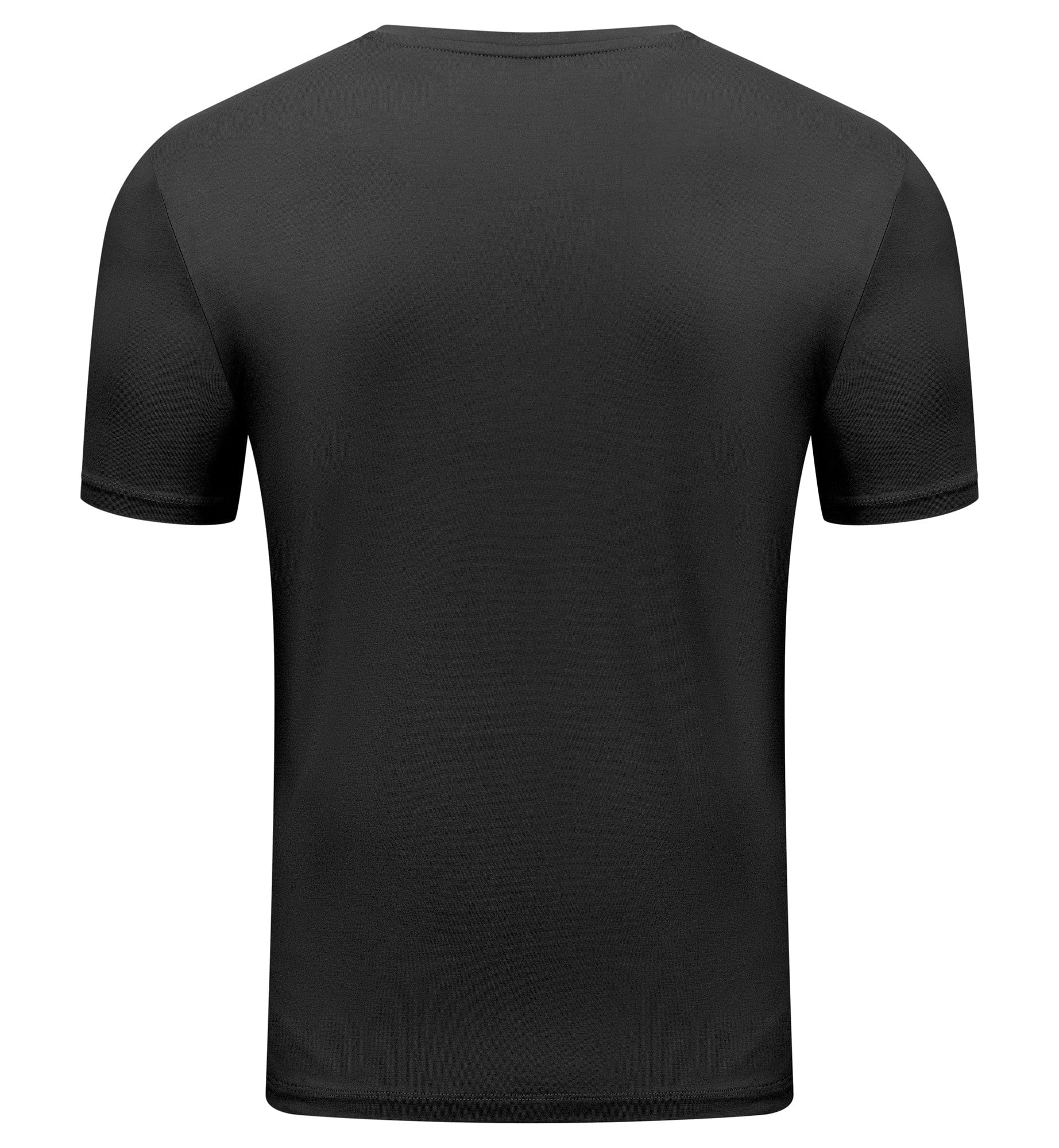 Camiseta de cuello redondo de bambú-rayón para hombre