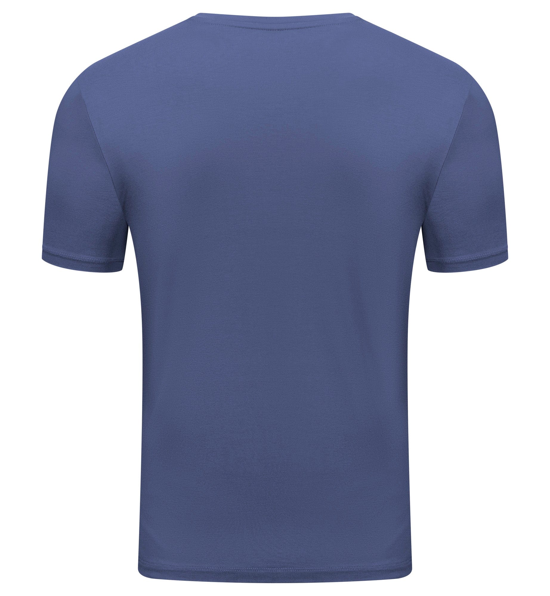 Camiseta de cuello redondo de bambú-rayón para hombre