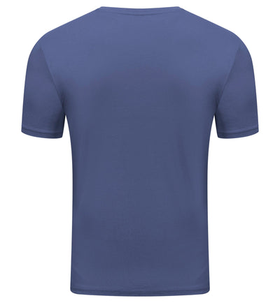 Camiseta de cuello redondo de bambú-rayón para hombre