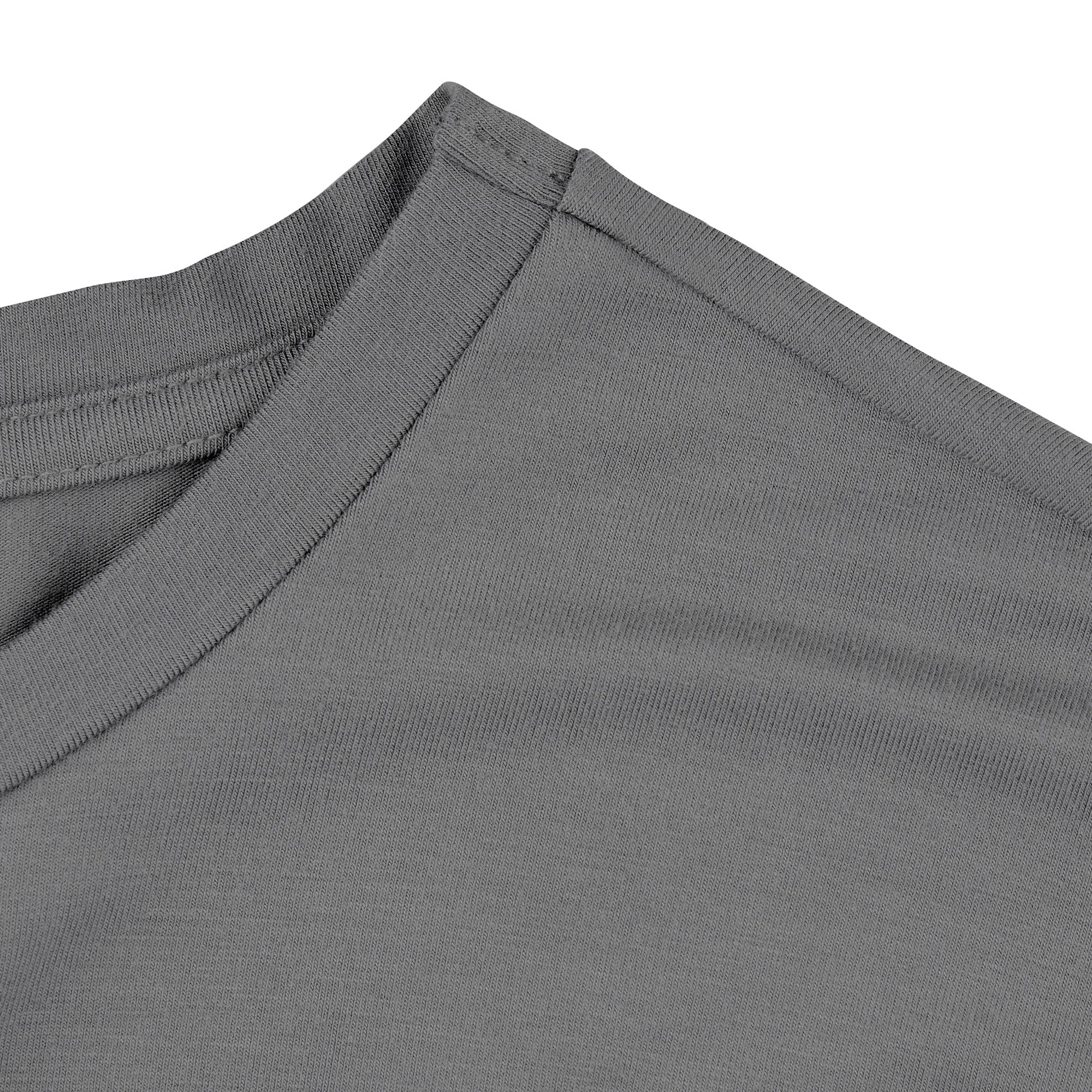 Camiseta de cuello redondo de bambú-rayón para hombre