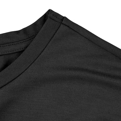 Camiseta de cuello redondo de bambú-rayón para hombre