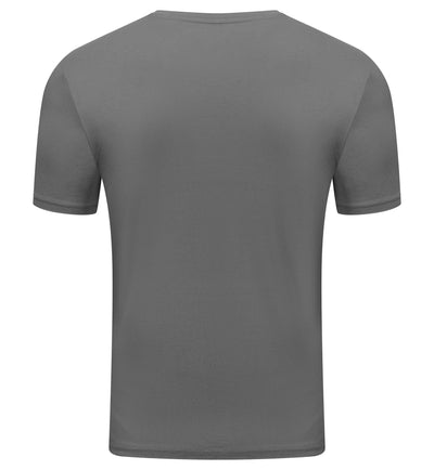 Camiseta de cuello redondo de bambú-rayón para hombre