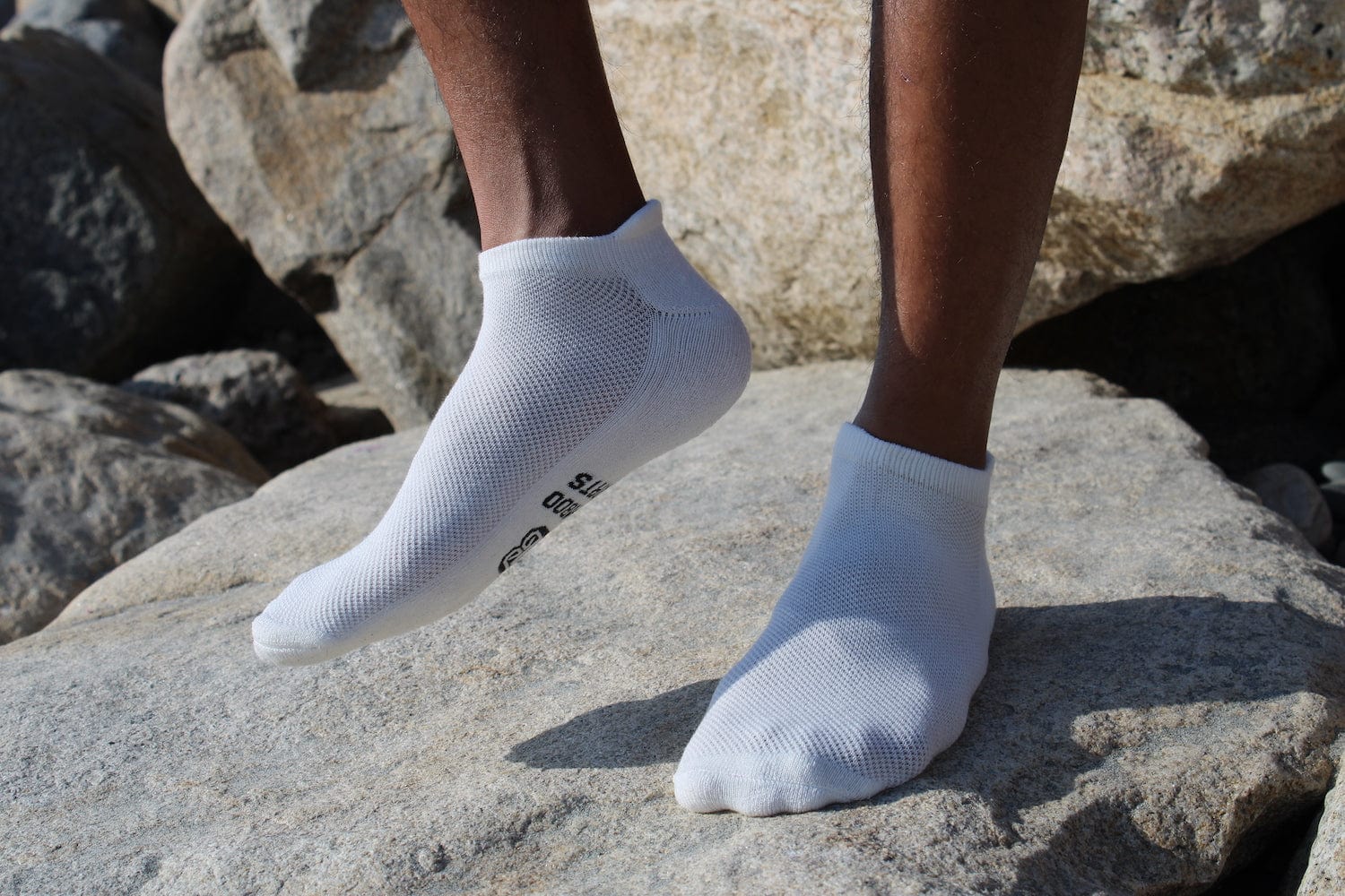 Unisex No Show Bamboo Rayon Cushioned Socks