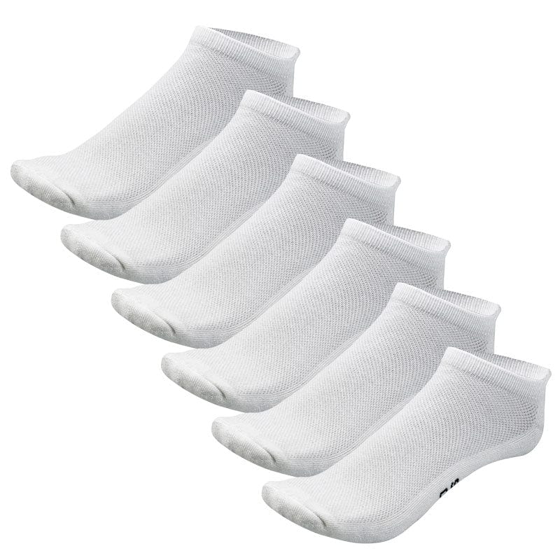 Unisex No Show Bamboo Rayon Cushioned Socks
