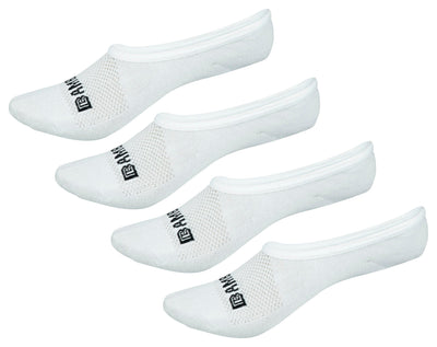 Super Low Cut No Show Bamboo Rayon Socks - 4 Pair
