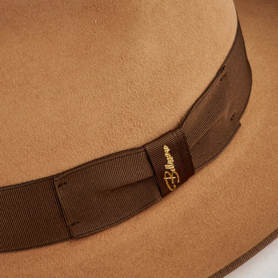 The Fox Fedora - Camel by Bellissimo Hats – product view 2