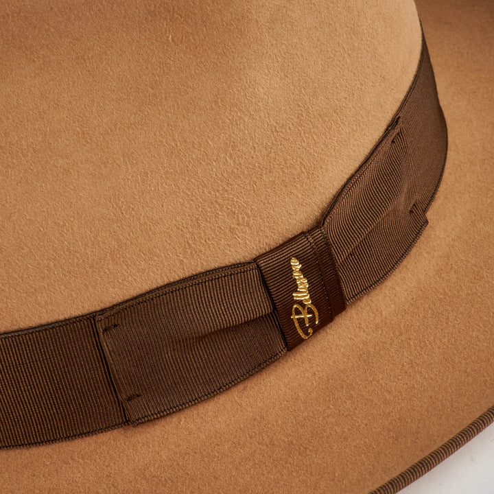 The Fox Fedora - Camel by Bellissimo Hats – product view 2