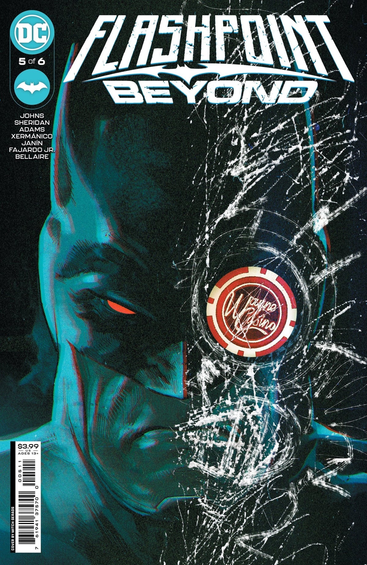 Flashpoint Beyond n.º 5 (de 6) – Portada de Mitch Gerads