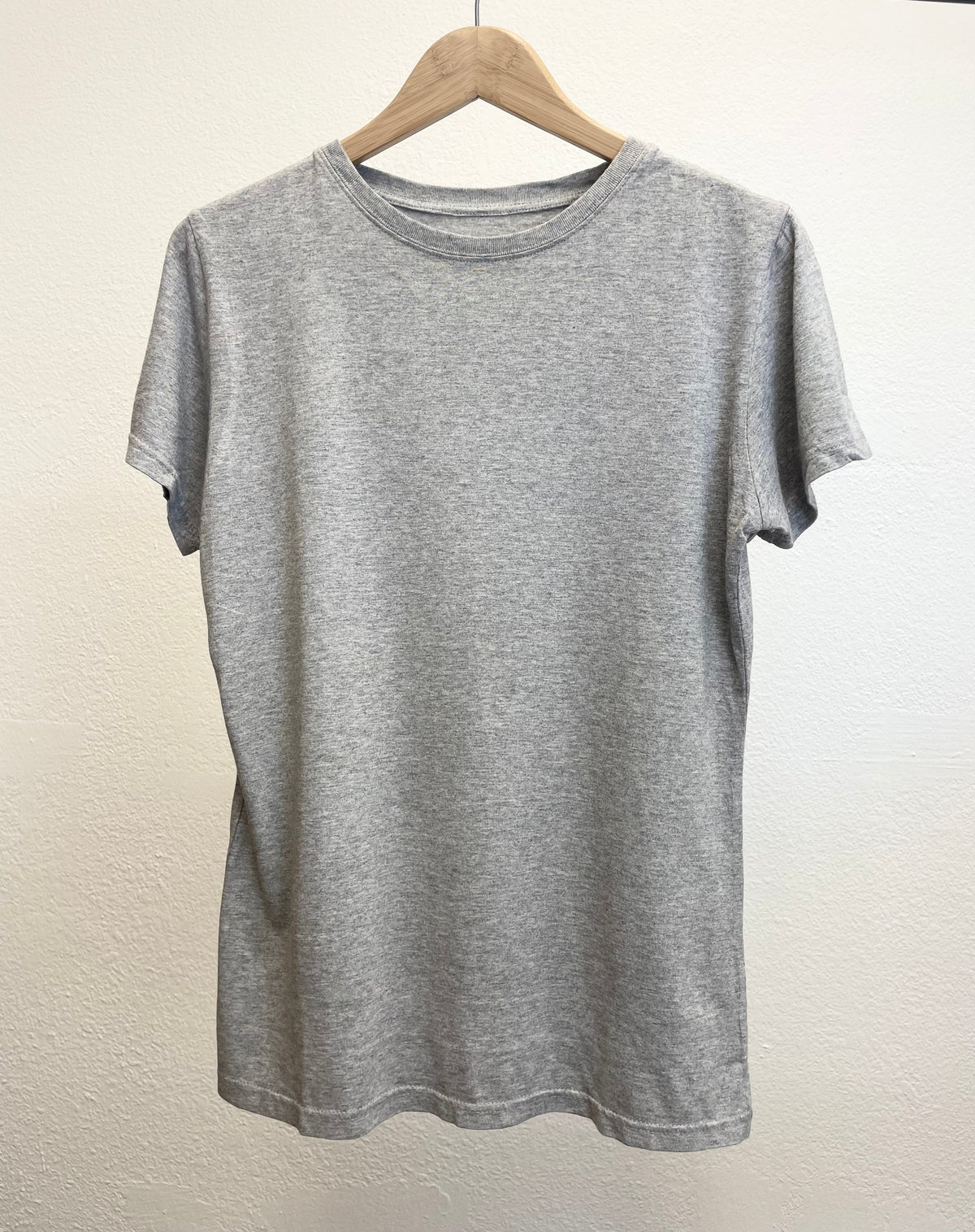 Spun Bamboo Women's Bamboo/Cotton Short Sleeve Crew Neck T-Shirt - Heather Grey by Spun Bamboo – product view 2