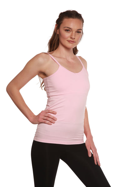 Women’s Bamboo Shelf Bra Camisole Tank Top
