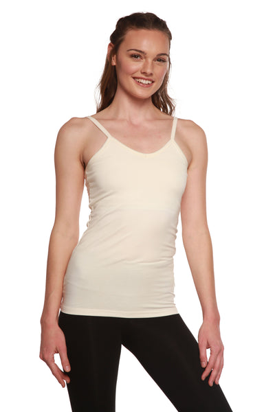 Women’s Bamboo Shelf Bra Camisole Tank Top