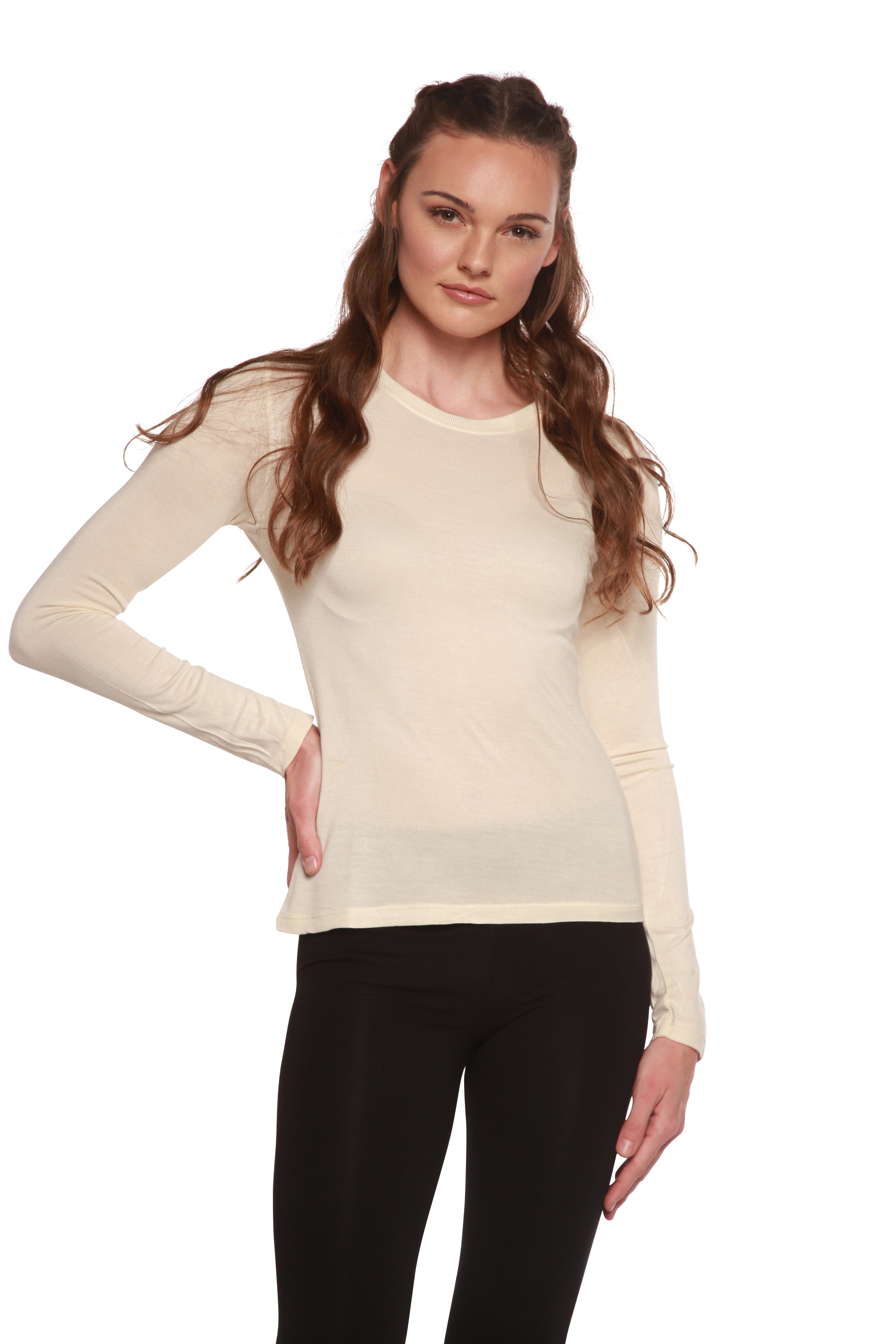 Clearance Women’s 100% Bamboo Long Sleeve Shirt